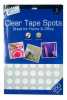 clear tape spots sticker