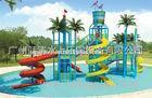 Water Fun Park Kids Water Playground With Fiberglass Spiral Water Slide