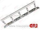 1U Stainless steel 24 port Rj45 Rack Mount patch panel for Structure Cabling System