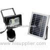 PIR Motion Sensor 10W Solar LED Flood lights 950Lm DC 12V 6600mAh 140 degree