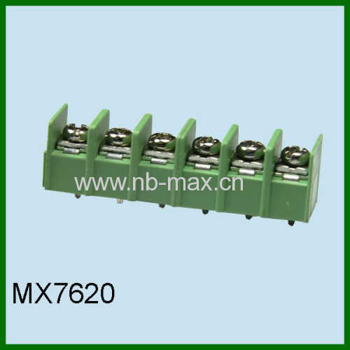 7.62mm Barrier Terminal Blocks vertical pin header connectors