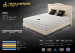 continuous spring & latex soft hotel mattress