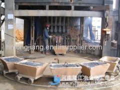 Closed nickel ore and concentrate smelting furnace