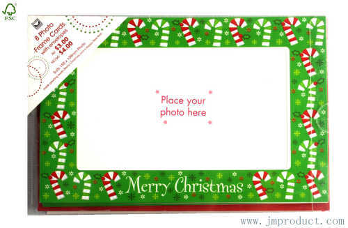Christmas photo frame cards