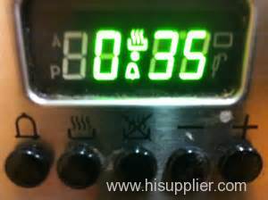 Custom 4-digit 10mm Super Green 7 Segment Led display for Oven Timer Control