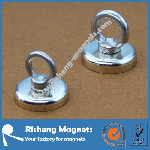 countersunk magnets with retriever hook