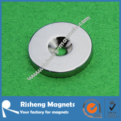 Strong countersunk hole ring Neodymium magnets