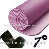 Eco-Friendly PVC / TPE Yoga Foam Mat For Sit-ups , 10mm Pink Waterproof Mattress Mat