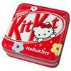 Red Rectangle Tin Candy Containers Of Hello Kitty Printed / Jewelery Tin Can
