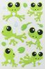 small scrapbooking cartoon frog Puffy Animal Stickers For Kids / Children