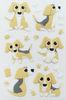 Cute puppy 3D Animal Puffy Stickers / Kids room decoration stickers