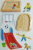 kindergarten playground make your own sticker / decorative desk stickers