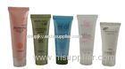 Offset Printing Round / Flat Soft Cosmetic Squeeze Tubes For Face Cream , Silk Screen Printing