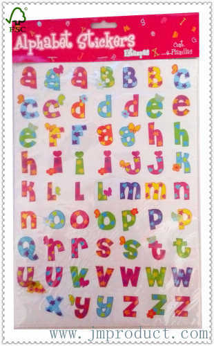 cute letter sticker for kids