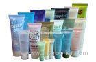 Transparent Flat Oval Plastic Laminated Tubes 4C Silk Printing For Shampoo / Body Scrub