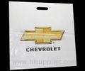 shopping die cut handle plastic bag with ROHS certificates