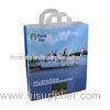 2013 OEM HDPE promotional plastic cosmetic bag with softloop handle