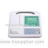 Digital portable 3 channel electrocardiography 12 lead ECG machine AC DC power