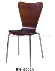 walnut plywood bentwood chair