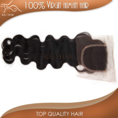 100% top lace closure body wave unprocessed virgin remy human hair free weave hair packs