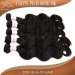 Natural color 1b virgin body wave human hair original peruvian hair mix length 10-30inch wholesale price