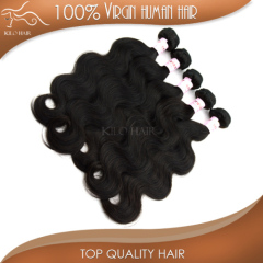 Natural color 1b virgin body wave human hair original peruvian hair mix length 10-30inch wholesale price