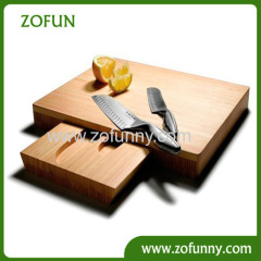 2014 Fashion bamboo cheese board with knives