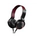 Sony MDR XB400 Red XB Series Extra Bass On-Ear Headphones with 30mm driver