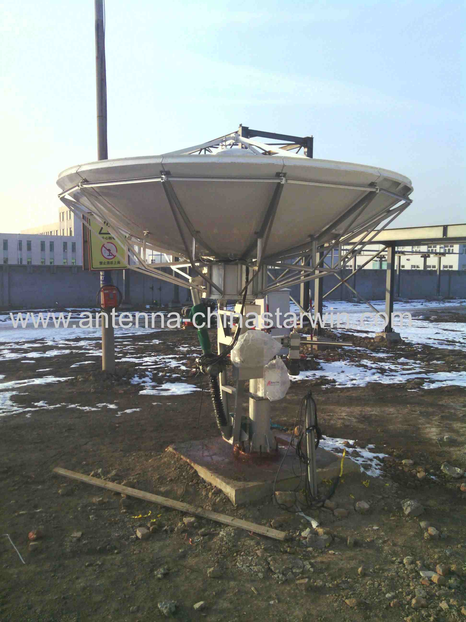 Starwin 3.7m antenna for Bohai Oil&Gas