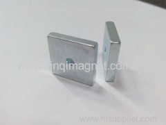 Neodymium Block Zinc Magnets