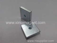 Neodymium Block Zinc Magnets