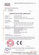 CE of EMC Certificate