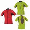 Cycling Jerseys, 90% Polyester/10% Spandex, Moisture Wicking Functional Fabric