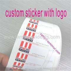 2014 hot sale high quality custom sticker label