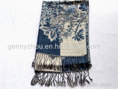 Jacquard scarf Viscose jacquard scarf