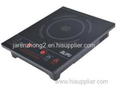Full Black Crystal Plate Induction Cooker with Touch Control