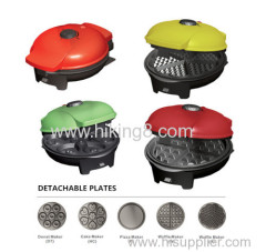 popular 5 detachable plates for selection snack maker