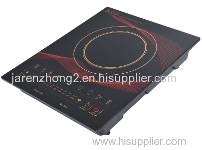 Full Black Crystal Glass Touch Control Induction Cooker