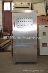 Forced air cooling control cabinet for transformer
