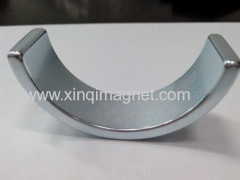 Huge Segment motor magnet Zinc plating