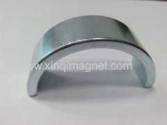 Huge Segment motor magnet Zinc plating