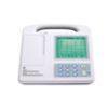 Digital portable 3 channel electrocardiography 12 lead ECG machine AC DC power