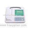 Digital portable 3 channel electrocardiography 12 lead ECG machine AC DC power