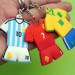 customized logo pvc keychain