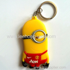 pvc soft rubber keychains