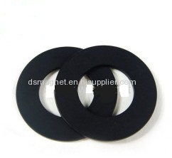 Od25 X Id15 x 3mm NdFeb magnet with black epoxy coating