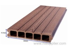 Outdoor hollow WPC wood plastic composite deck board