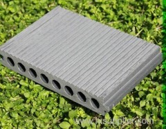 Outdoor swimming pool hollow decking