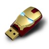 2014 Hot selling style The Iron Man USB flash drive gold and red color from 1GB to128GB