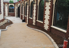 100*40mm arch solid wpc decking